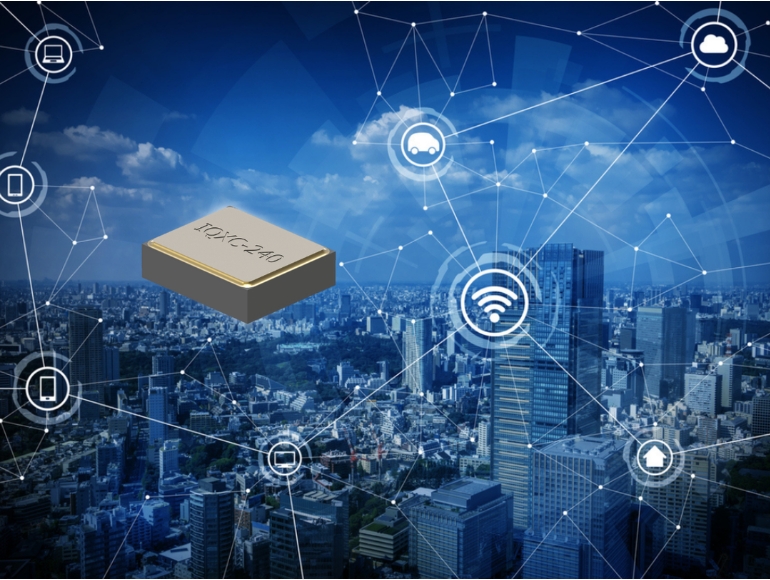 IQD提供了全球最小的石英晶體IQXC-240